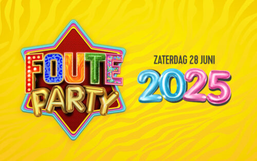 De Foute Party 2025 - zaterdag 28 juni Brabanthallen Den Bosch