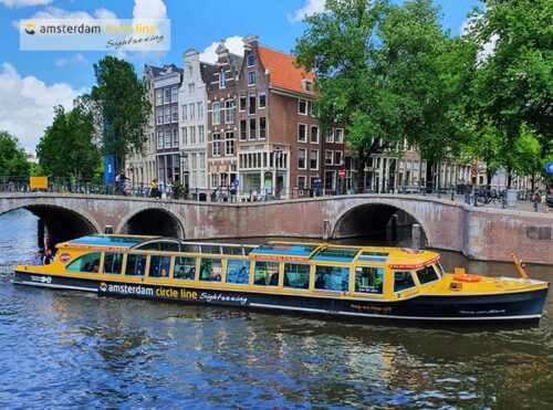 Rondvaart door het historische centrum van Amsterdam (75 min)